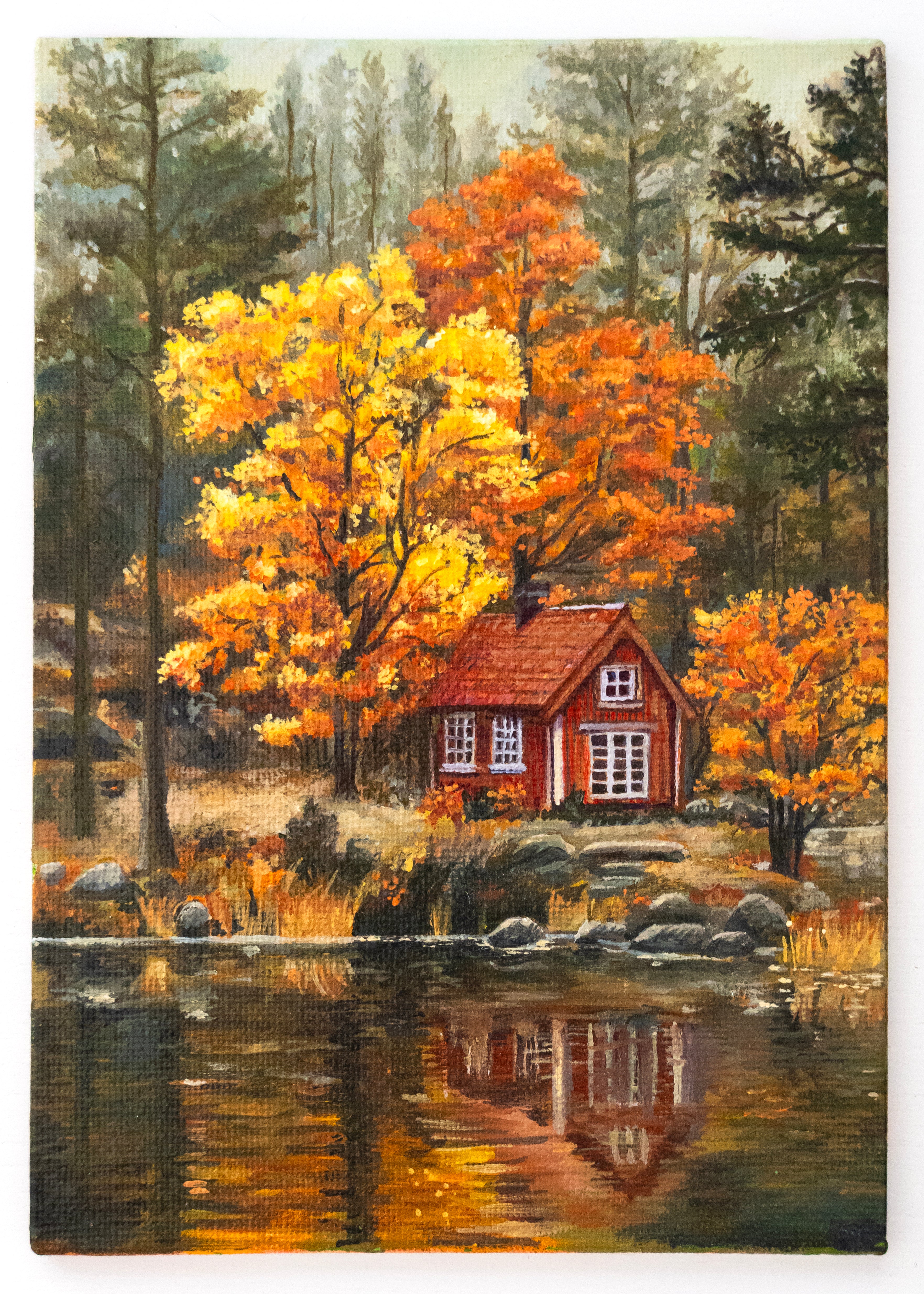House on the Lake 5"x7"
