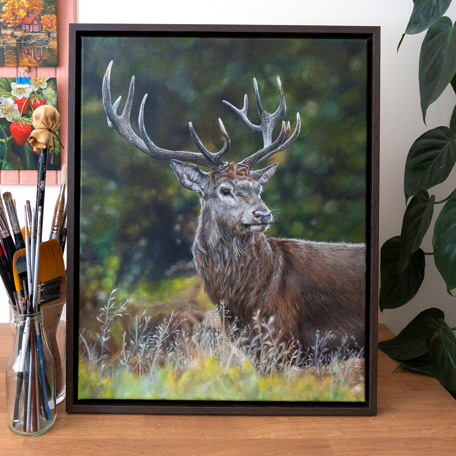 Woodland Hart 16"x20"